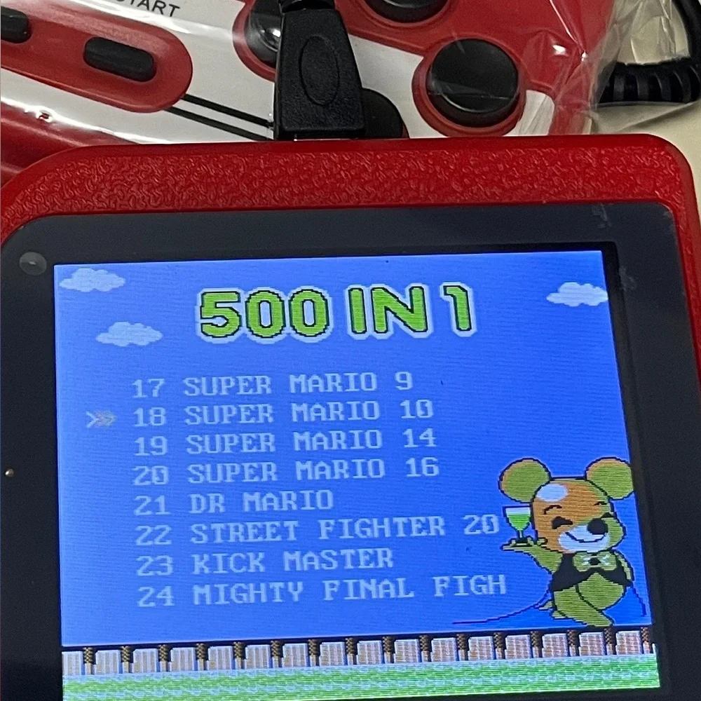 NIB Retro Handheld Digital 500 Games Console/can hook to TV